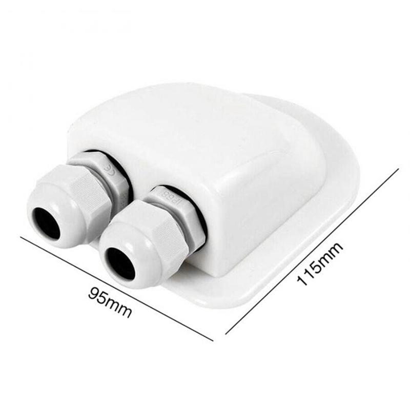 3X Roof Wire Entry Gland Box Solar Panel Cable Motorhome Caravan Boat-A-A58X