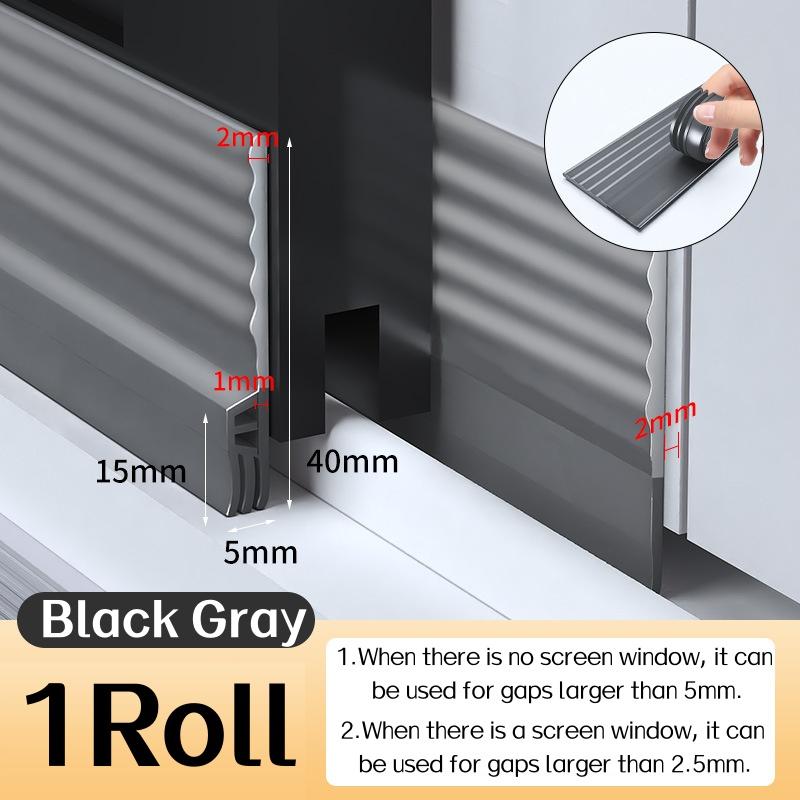 

1pc 2M/78.74inSliding Window Sealing Strip Winter Windproof Soundproof Window Sealing Strip Door Sealing Gap Proof Filling Strip 2m