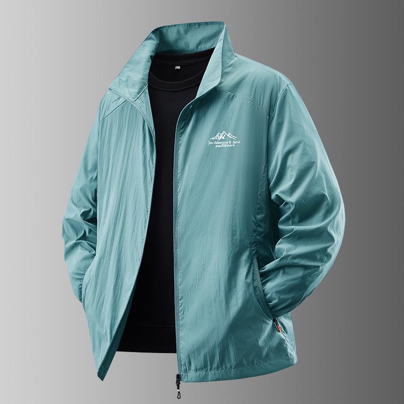 Men's Quick-Dry Ice Silk UV-Resistant Summer Sports Jacket