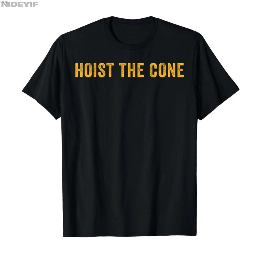 Funny Hoist The Cone Meme Baseball Life Style Tshirt For Men Women 100 Cotton T Shirts Short Sleeve Tops 04061