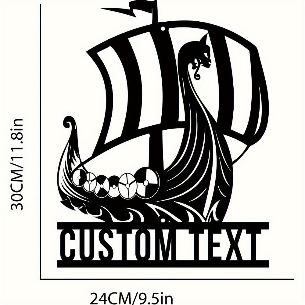 Викингский Вегвизир Компас Металлическое Настенное Искусство Норвежские Руны Корабль Викингский Декор Морская Скульптура Легко Повесить Подарок