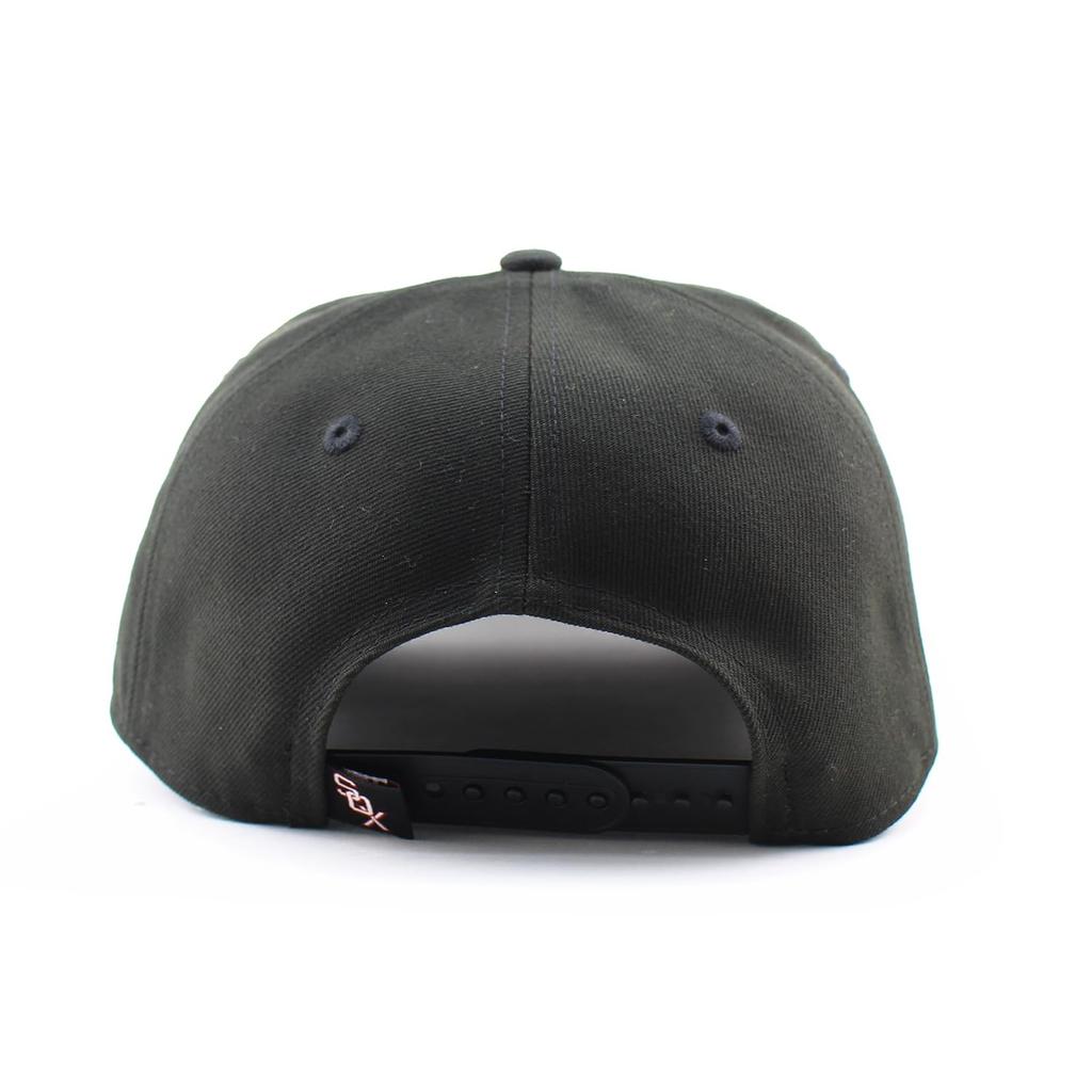 [New Era] Cap 9SEVENTY Stretch Snapback Chicago White Sox MLB COOPERSTOWN 1951 STRETCH SNAPBACK CAP BLACK CHICAGO WHITE SOX Hat [Used]