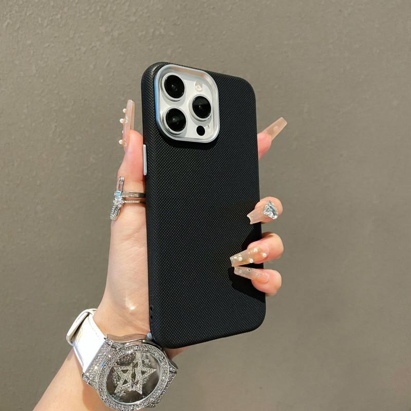 Cross Grid Pattern Suitable IPhone 17 Promax Phone Case Apple 16PM New Anti Drop 15PM Protective