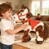 Electric Plush Horse, Interactive Spotted Pony, Plush Pet Huggable Stuffed Animal for Kids Christmas Birthday Gifts