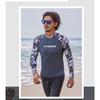 Mens Long Sleeve Rash Guard UPF 50 Quick Dry Swim Shirt Snorkeling Surfing Diving Water Sports