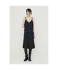 LUCKY CHOUETTE Pleats Colored Denim-Like Dress (Dark Navy) Lfdas25250Nyd