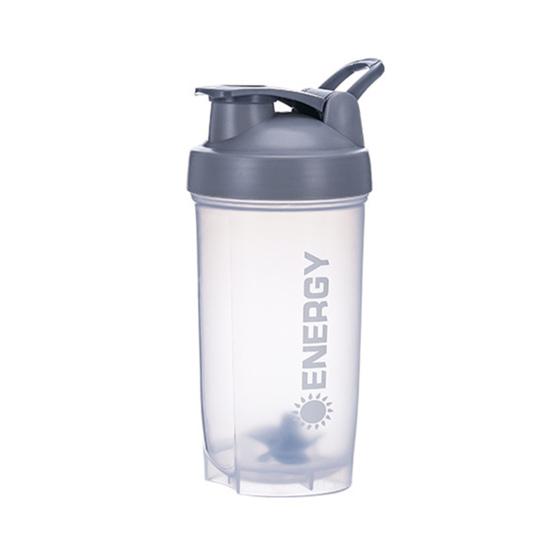 500ml Šejkr s míchací kuličkou Nepropustný PP Snadno míchá proteiny Kelímek na vodu pro fitness