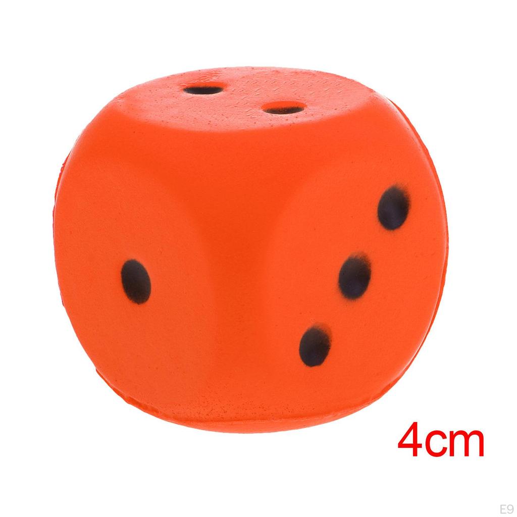 Kostki Kropkowane 4cm Zabawki Edukacyjne dla Dzieci 6-ścienne do Domowych Gier Żółte