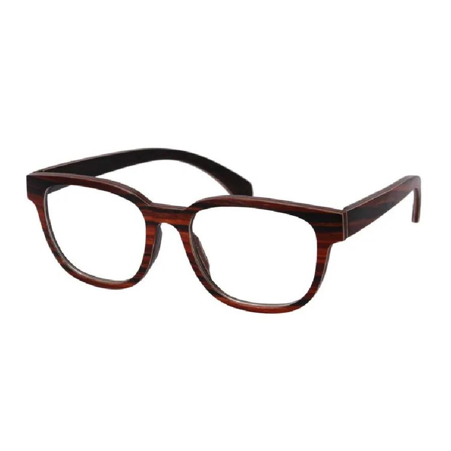 Men's glasses nature wooden eyewear Ebony Zebra wood hand made prescription glasses myopia blue light computer glasses custom