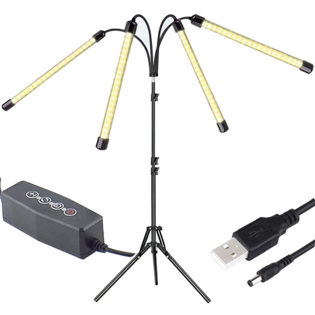 5V USB LED Grow Light LED Plant Light Full Spectrum Phyto Lamp With Tripod Stand For Indoor Vegetable Flower Seedling