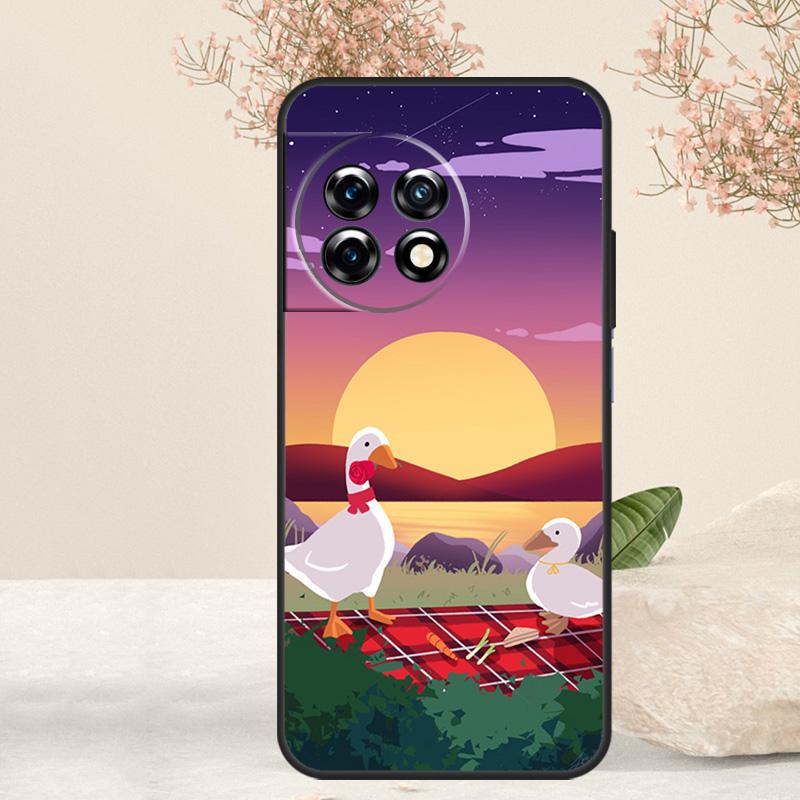 Untitled Goose Game Hülle Für OnePlus 13s 13 13R 12 12R 11 10 10R 10T 8T Nord 5 CE 4 2 3 Lite N10 N20 N30 Cover