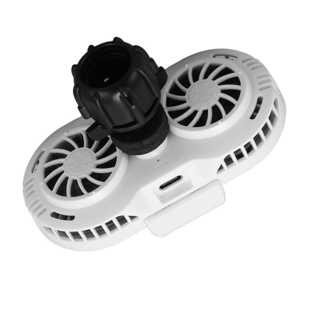 Cell Phone Cooler Semiconductor Cooling Silent Phone with Dual Fan Fast Cooling for Gaming Livestreaming