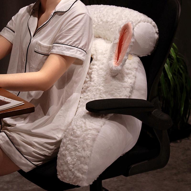 Soft Bedside Cushion: Large Back Support Pillow for Bed or Sofa - Perfect for Dorms and Relaxing with Your Phone