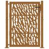 Garden Gate 100 x 125 cm Weathering Steel Trace Design