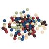 100pcs 9mm Silicone Beads DIY Round Multiple Colors Silicone Loose Beads for Necklaces Baby Toys Type A