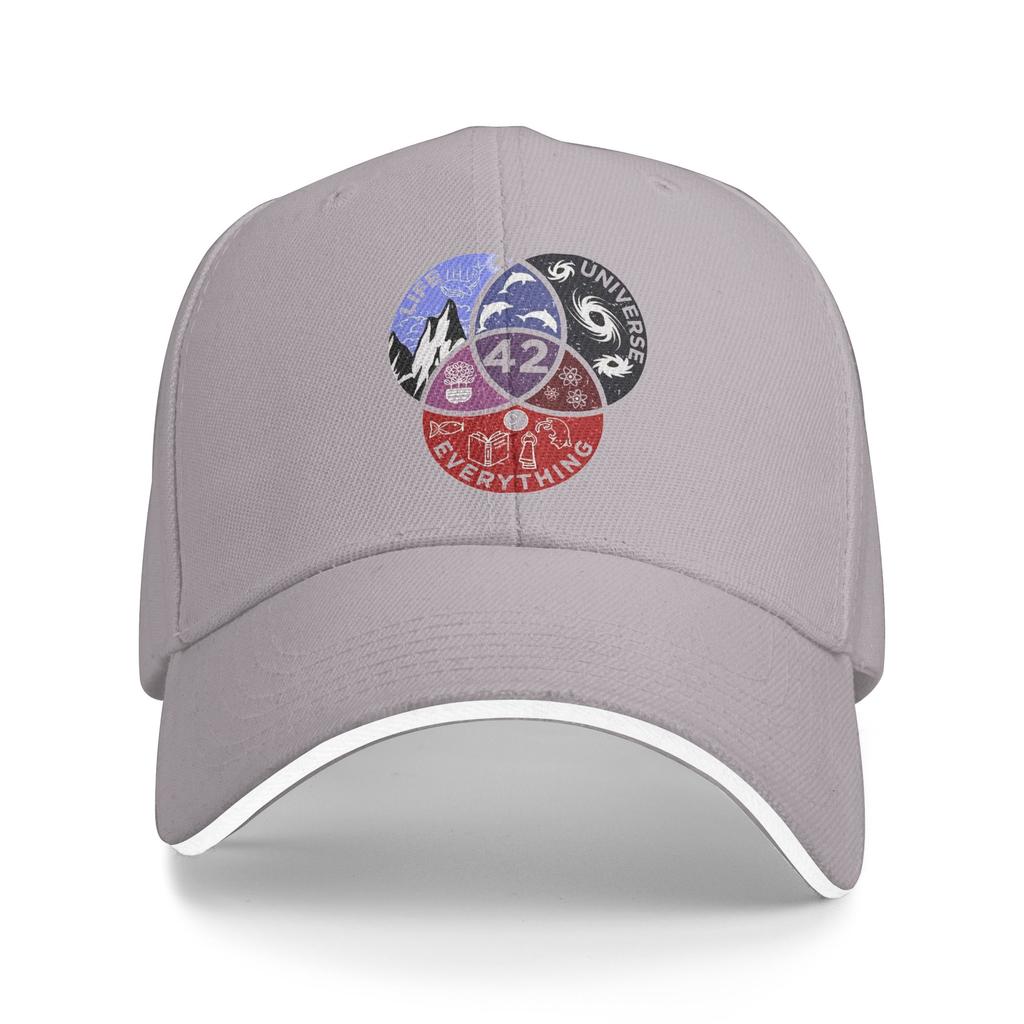 The Answer Life the Universe and Everything Baseball Cap Hip Hop Sandwich Hat Unisex Women Adjustable Caps Hat Running Golf