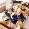 Game Genshin Impact Navia Caspar Flannel Blanket Cover Warmth Soft Anime Blanket Multifunctional Decor Home Universal Blankets