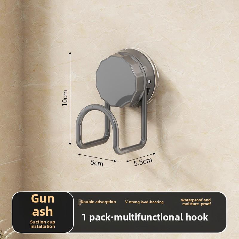 Kitchen Rack Wall-mounted Multi-functional Storage Suction Cup Hook Cutting Board Cutting Board Rack Household Free Installation Rack