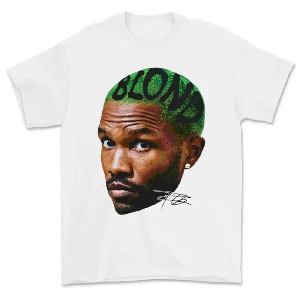 

Missing Pattern T-shirt Hip Hop Ocean Blonde Album Summer T-shirt Y2k Unisex Blonde Fashion Casual T-shirt Round Neck Top S