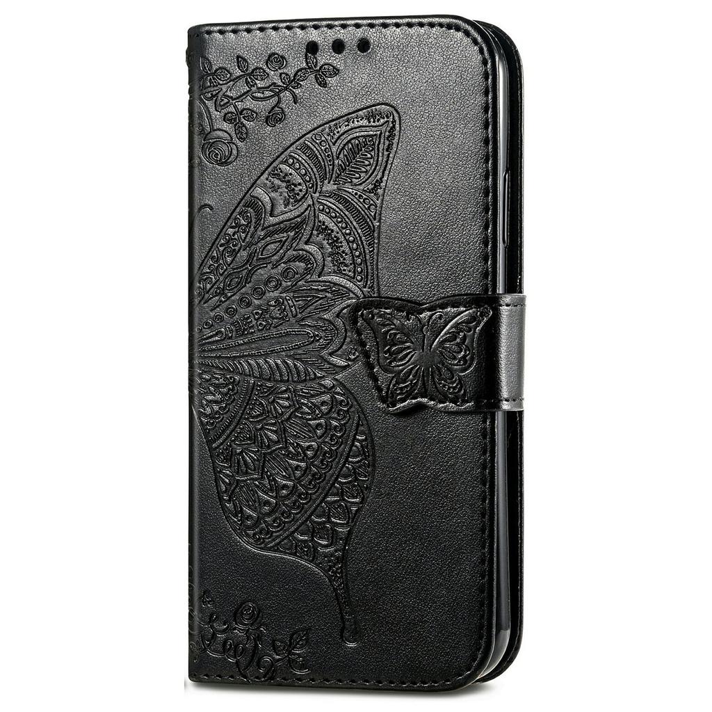 For Samsung Galaxy S24 FE Case PU Leather Wallet Phone Cover Butterfly Pattern