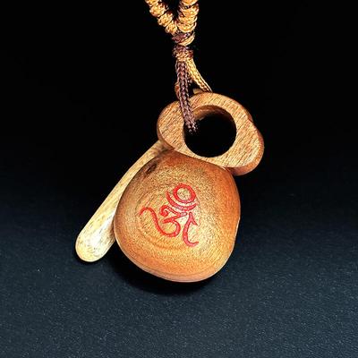 Moktak Keychain Buddhist Supplies Goods Buddha Baekcham Tree Amulet Key