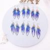 Fashion Jewelry Butterfly Earring Fairy Simulation Insect Wing Hook Earring Translucent Cicada Wing Drop Earrings Woman Jewelry