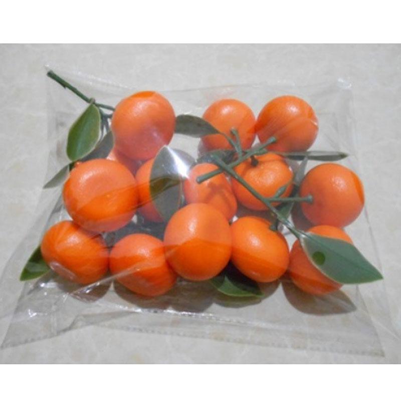20Pcs / Set Simulation Fruit Model Props Fake Apple Pear Lemon Orange Photography Decoration Props Shopping Mall Festival Layout