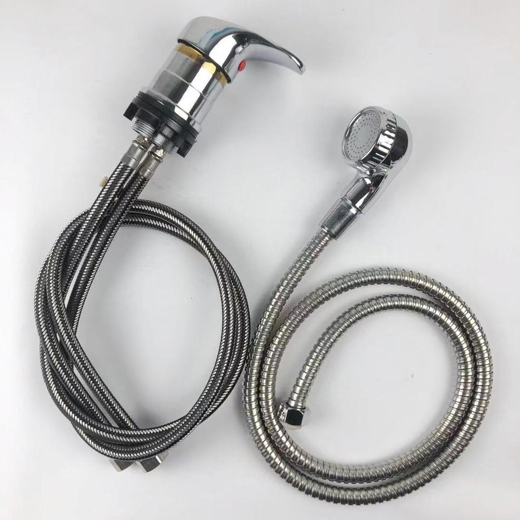 Robinet Universal de Amestec Apă Caldă și Rece pentru Stații de Șamponare Salon