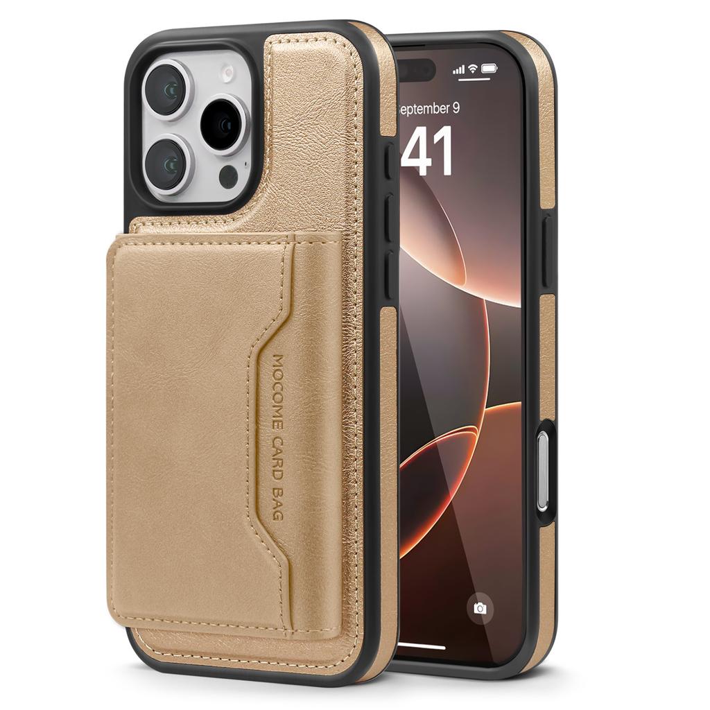 Suitable for Apple 16PRO, Advanced Sensing Shield, Multi-functional Magnetic Stand, Card Case, Phone Case, IPhone16