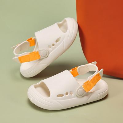 Children's Summer Sandals Boys and Girls Simple Fashion Beach Shoes Soft-soled Open-toed Hole Shoes Baby Slippers Tide