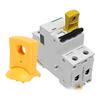 Miniature Circuit Breaker Lockout Pinout Power Isolation Electrical Security Lock Device for Schneider MCB