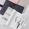 37 Positions Folding Nail Drill Bits Bag Portable Holder Diy Nails Art Tool Storage Soft Wallet Bags Manicure Accessories