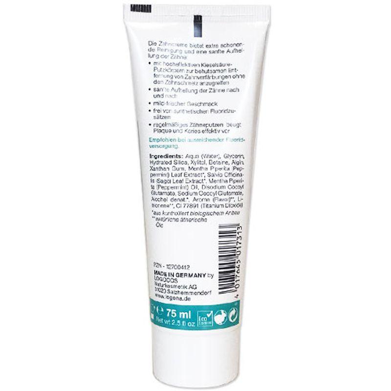Logodent Natural White Toothpaste (Fluoride-Free) 75ml