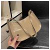 Niche high-texture fashion casual armpit bag, new trendy new products, solid color new products, versatile portable shoulder bag