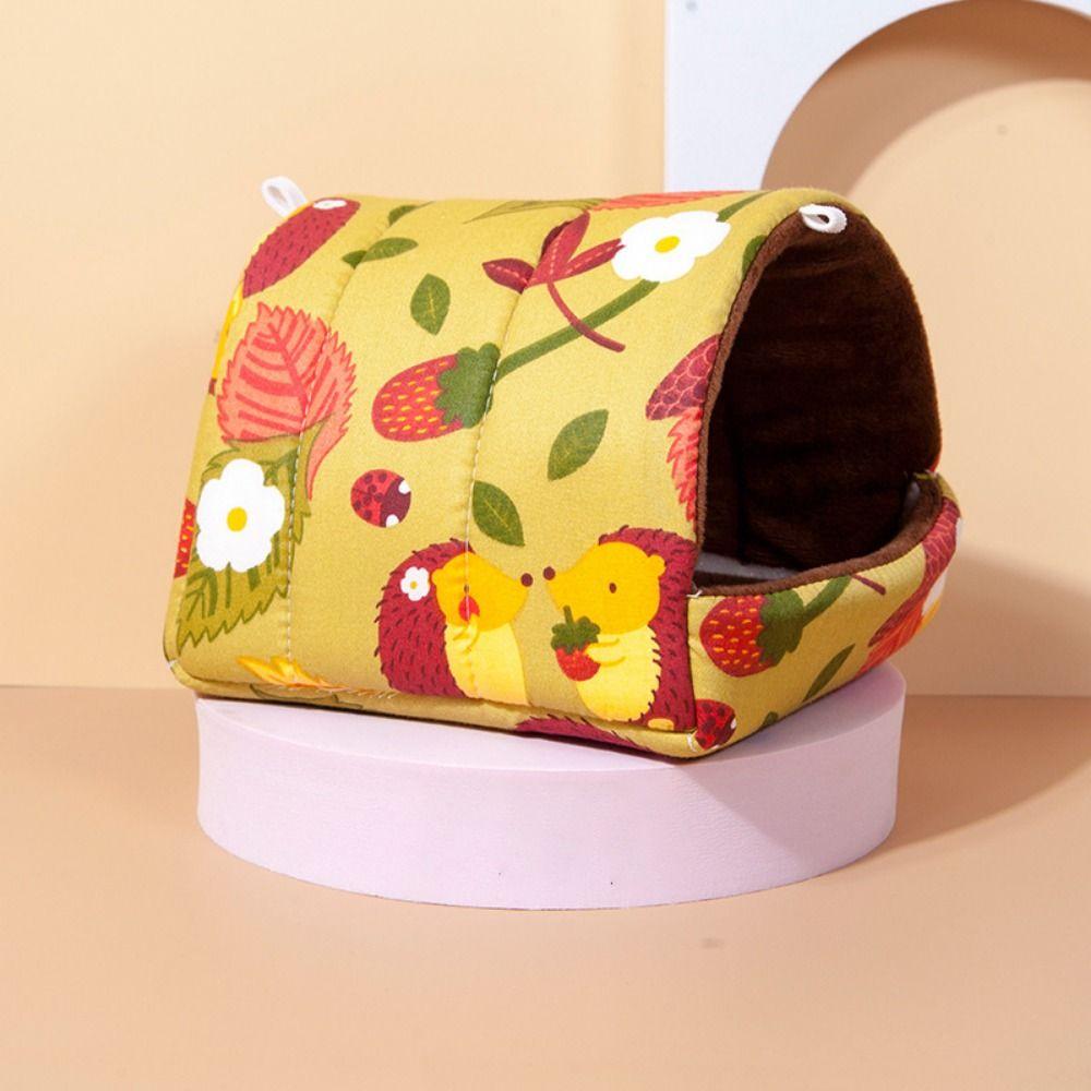 Warm Hamster Cotton Nest Soft Hanging Hamster Nest Hamster Sleeping Bed  Autumn