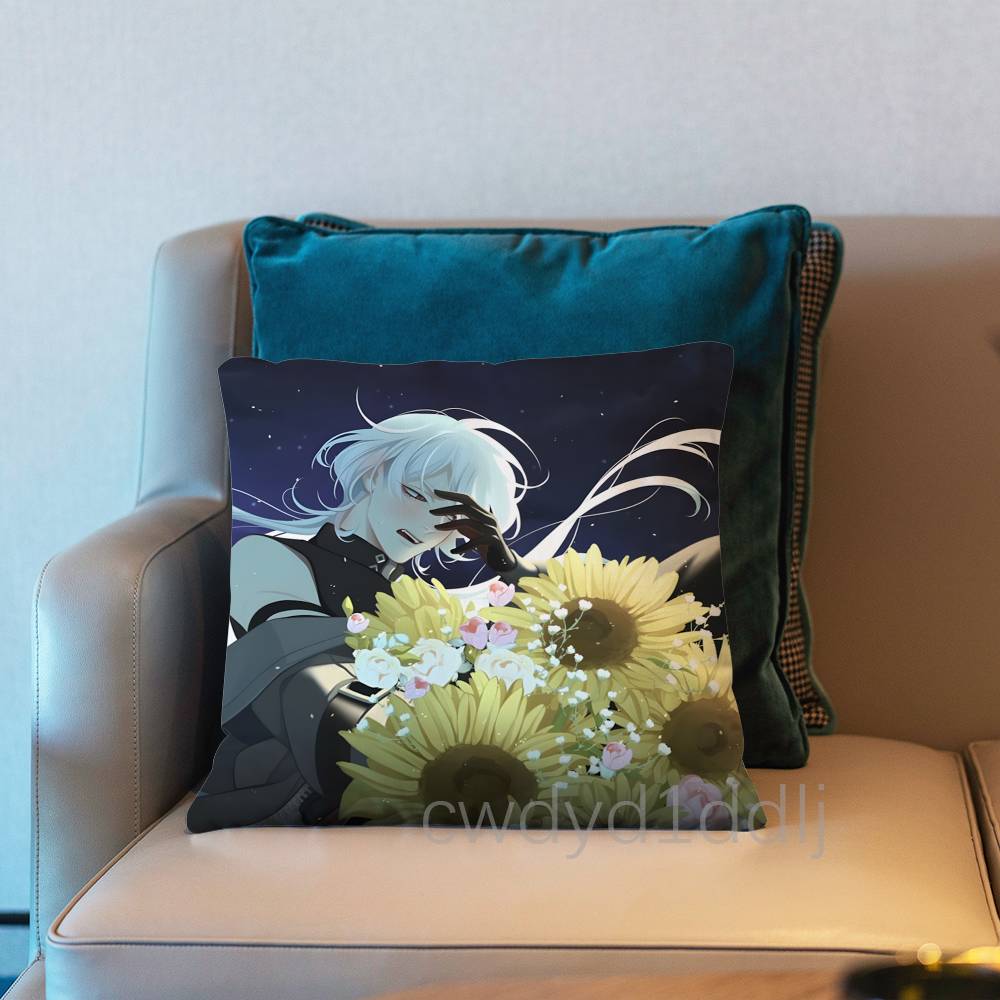 Casper A Date With Death Pillow Case Short Plush Sofa Decorative Gift Home Doublesided Printing Cushio