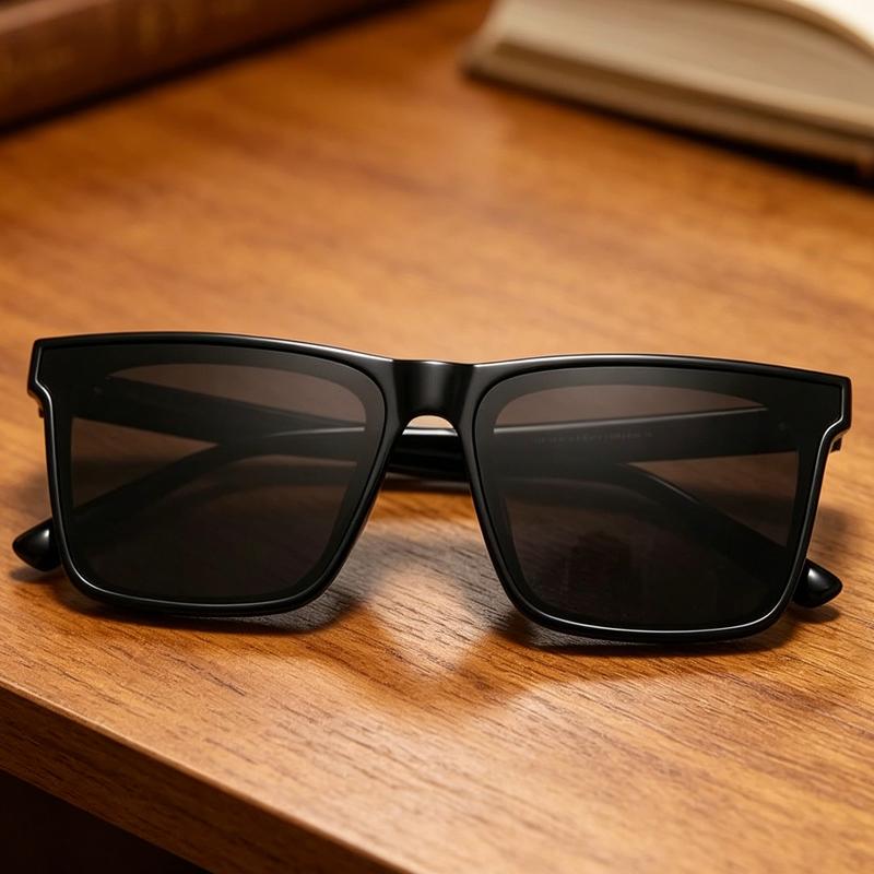 High Quality Fashion Myopia Glasses Women Men Vintage Square Frame Sunglasses with Minus Diopters Casual Outdoor Sports Eyewear