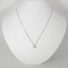[Used] Pt900/Pt850 Diamond Pendant/necklace/g482-90
