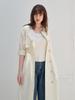 Frix By Kim Tae Hoon Hot Summer Linen Blending High-Waisted Trench Dress_Whisper-White [Ivory]