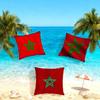 Cool Morocco Flag Cushion Cover Home Bedding Sofa Living Room Pillowcase Simple Soft Skin Cushion Cover Party Gift