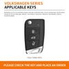 Car Remote Key Fob Case ZRHAW4 Cover Holder Shell Bag For Volkswagen VW Polo Golf 7 MK7 Tiguan Passat Jetta E-golf Keychain Accessories