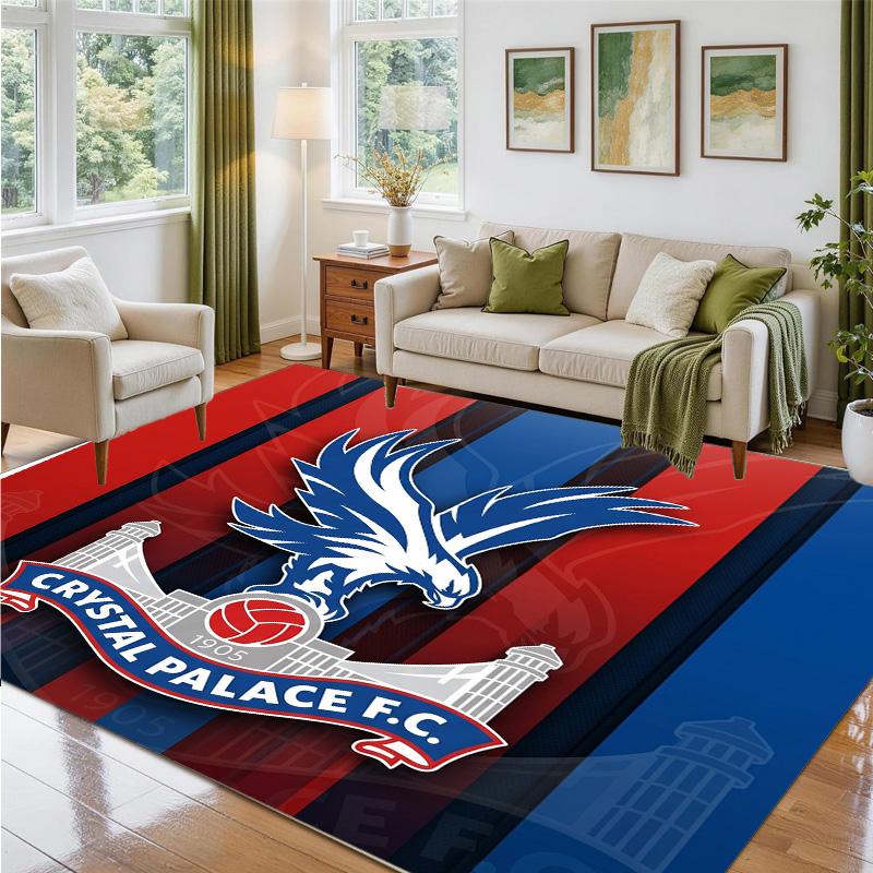 Crystal Palace Design Crystal Velvet Rug Soft Decorative Mat for Bedroom Entrance