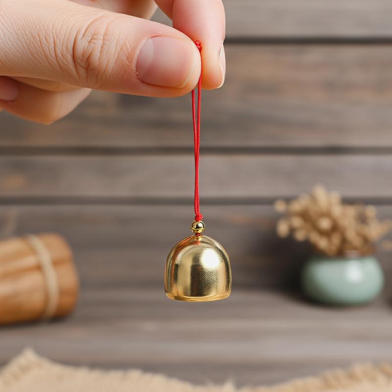 2cm Mini Metallglocke DIY Windspiel Kleine Hängende Ornamente für Türen Fenster Outdoor Heimdekor