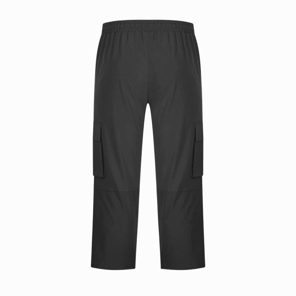 Big Boys Elastic Waist Loose Fit Cargo Pants with Multiple Pockets for Casual Wear
