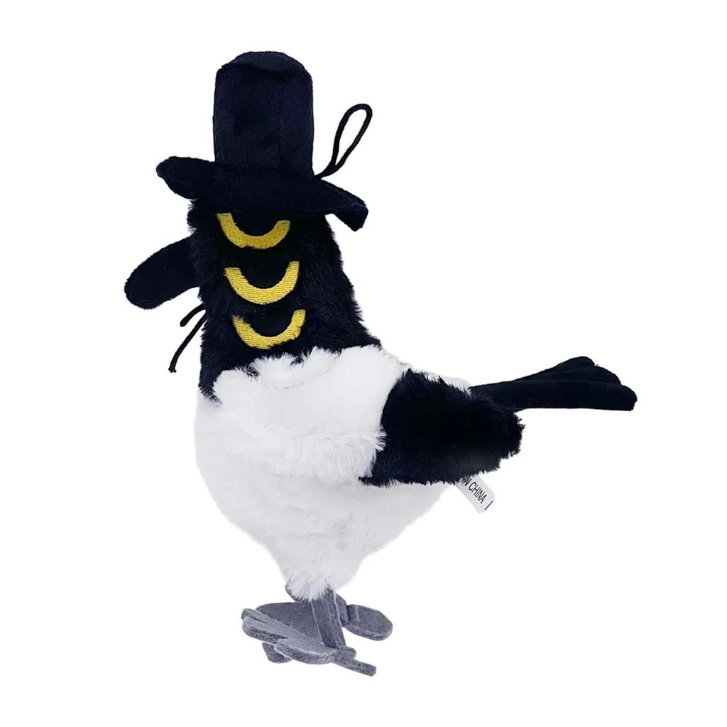 =NEW Anime Kpop Demons Hunters Plush Cute Purple Tiger Black Hat Magpie With 3 Eyes Monster Hunt Girl Group Doll For Fans Gifts