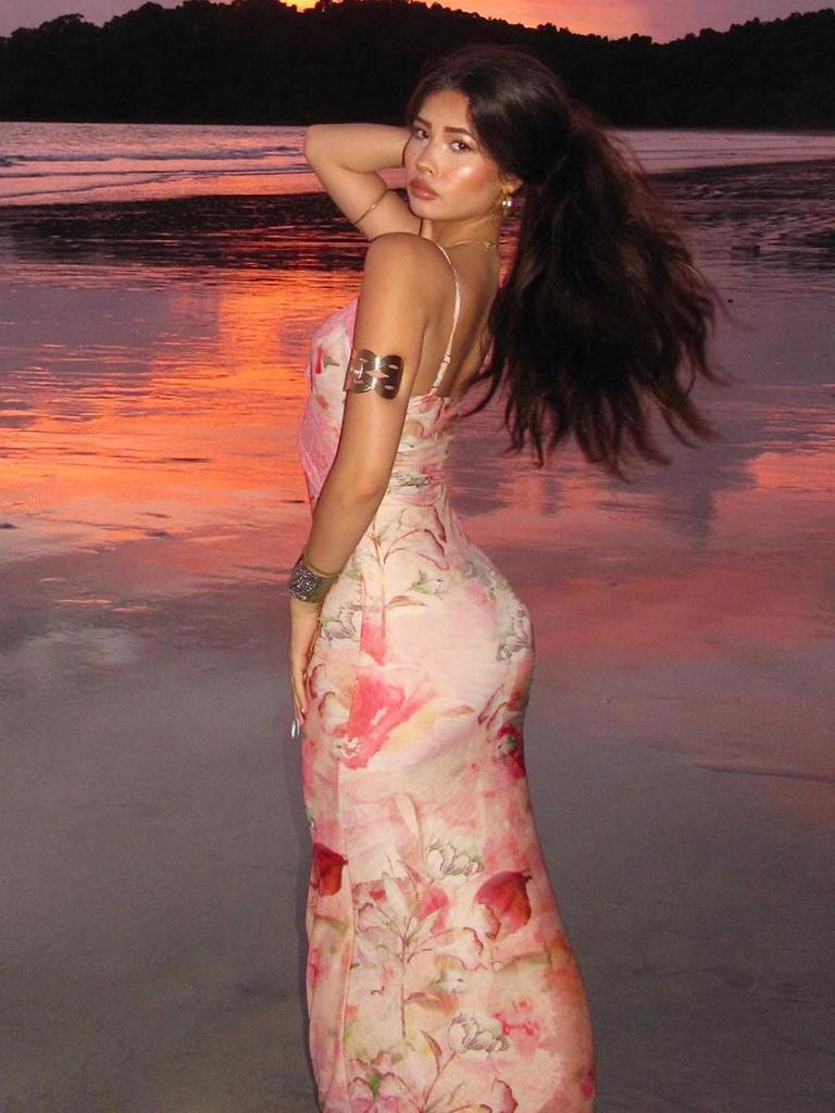 European American Printed Camisole Hip-hugging Dress - Sexy Slimming Long Design for Women