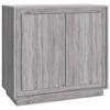 VidaXL Buffet sonoma gris 80x34x75 cm bois d'ingénierie 819890