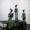 Women Negroes Vintage Ornaments Resin Crafts Home Office Decoration