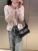 Cool Girl Retro Leather Shoulder Handbag with Zipper - 2025 Design