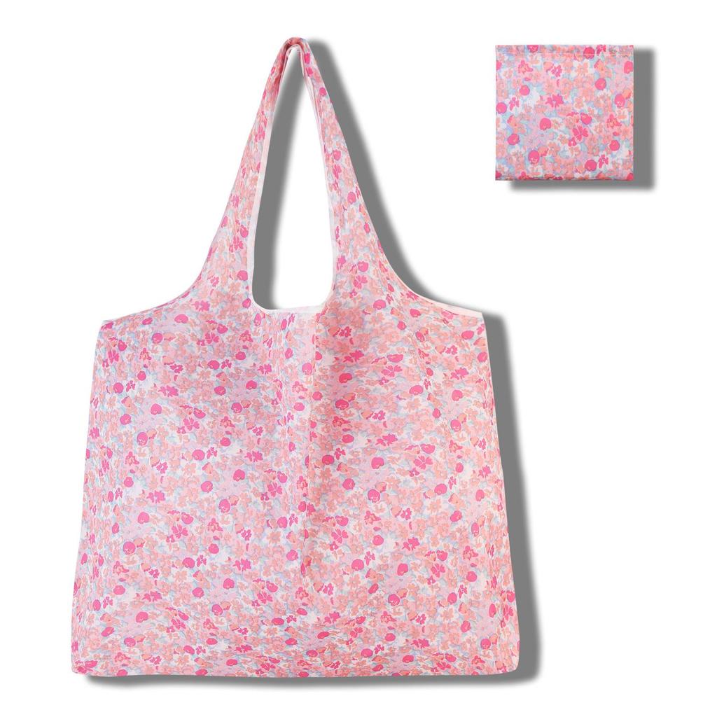 Eco-Friendly Large Capacity Foldable Tote Bag - Creative, Portable, Printed, and In Stock